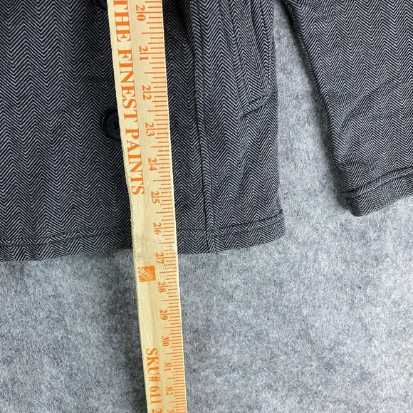 Ezekiel Pea Coat Medium Women's Gray Adults Cotton Blend M - Picture 7 of 10